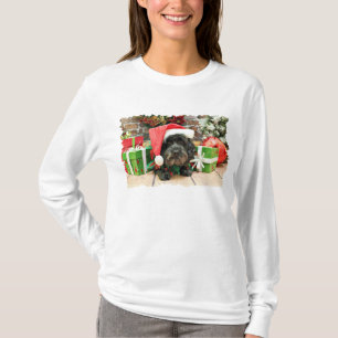 T-shirt Noël - Lhasa Apso - lutin
