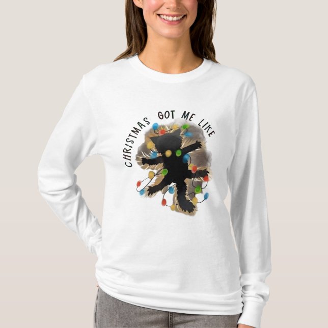 T-shirt Noël m'a fait aimer (Devant)