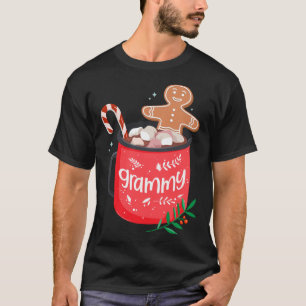 T-shirt Noël Matching Family Cocoa Musique avec Candy Can