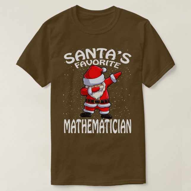 T-shirt Noël mathématique favori de Santas (Design devant)