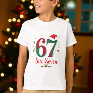 T-shirt Noël Mème Six Sept 67 6 7 Vacances
