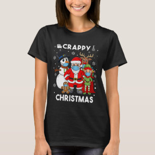 T-shirt Noël Merde Père Noël et amis Fun Boys Enfants X