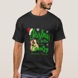 T-shirt Noël mieux dans la chemise des vacances des homme