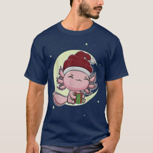 T-shirt Noël mignon Aolotl Kawaii Anime japonaise Manga