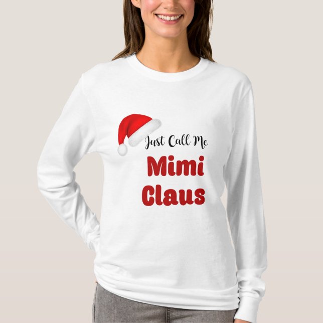 T-shirt Noël MiMi Claus (Devant)