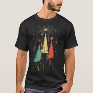 T-shirt Noël Moderne du Milieu du Siècle 