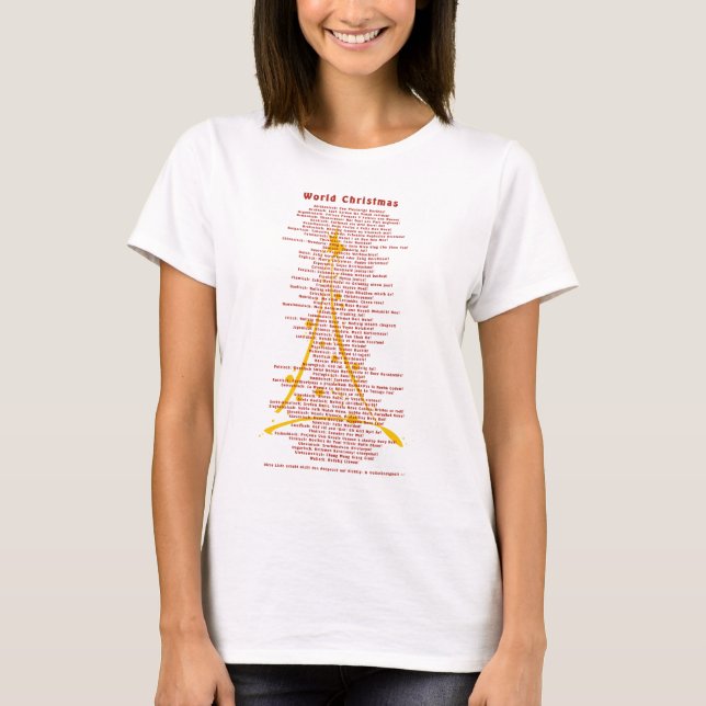 T-shirt Noël mondial (Devant)