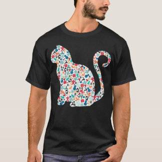 T-shirt Noël Motif Chat Noël 