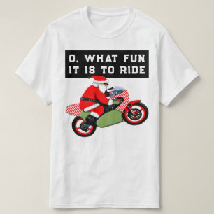 T-shirt Noël moto drôle