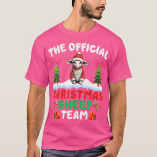 T-shirt Noël Moutons Équipe Moutons Arbre de Noël Noël Mou
