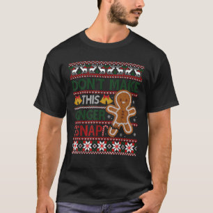 T-shirt Noël ne fait pas de ce gingembre un Noël laid