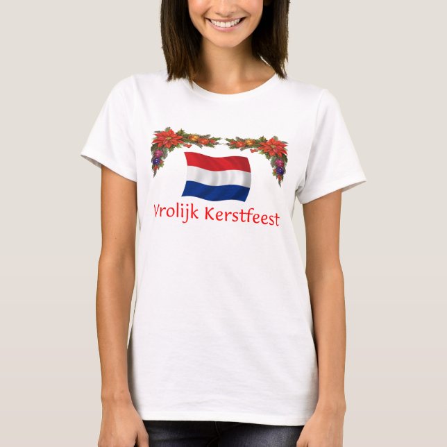 T-shirt Noël néerlandais (Devant)