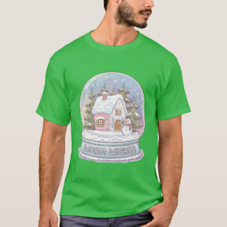 T-shirt Noël neige mignonne Noël Noël drôle