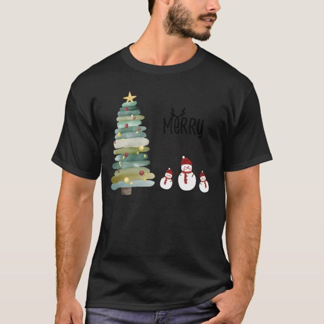 T-shirt Noël Noël Femmes Joyeux Noël fille (Devant)