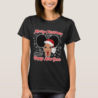T-shirt Noël noir afro-américain