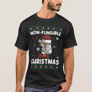 T-shirt Noël non fongible - Art numérique Festif NFT
