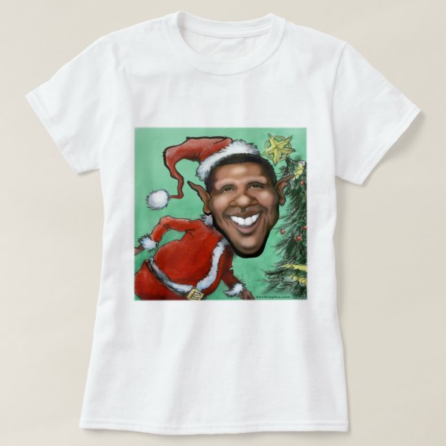 T-shirt Noël Obama (Design devant)