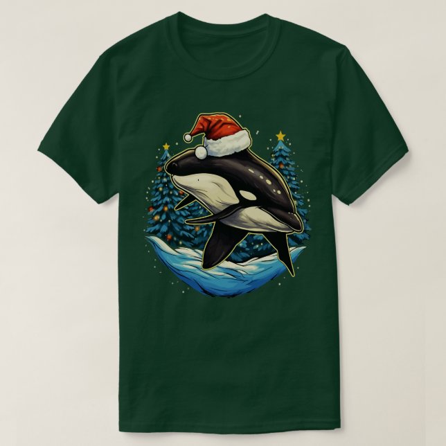 T-shirt Noël Orca (Design devant)