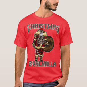T-shirt Noël Ou Valhalla Viking Christmas Yule