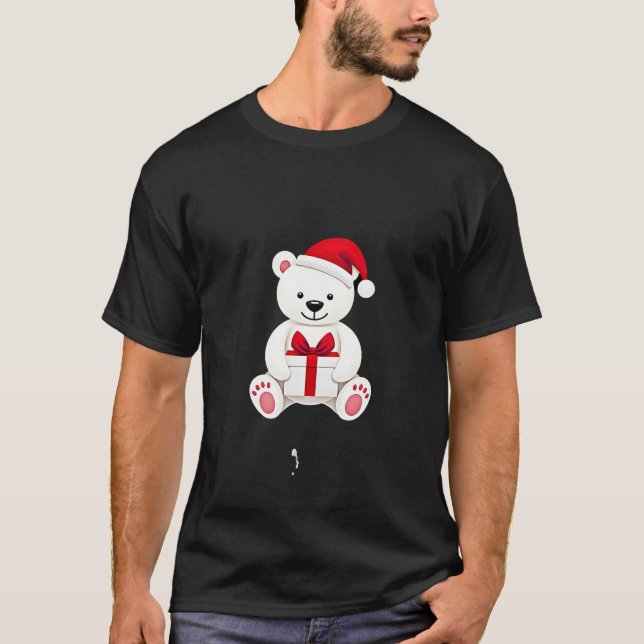 T-shirt Noël Ours Christmas (3) (Devant)