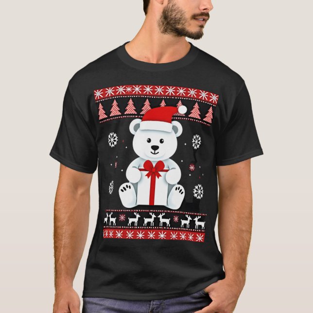 T-shirt Noël ours Noël (5) (Devant)