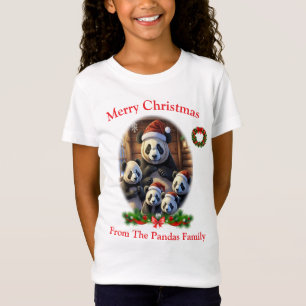 T-shirt Noël Pandas