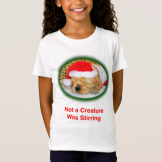 T-Shirt Noël, "pas une créature remuait" le dessus de