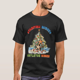 T-shirt Noël Père Noël Ho Beach Drôle été Juillet Starfis