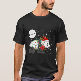 T-shirt Noël Père Noël Reindeer Panda jumeler enfants Todd