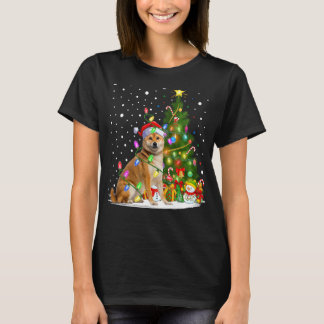 T-shirt Noël Père Noël Shiba Inu Chien Noël