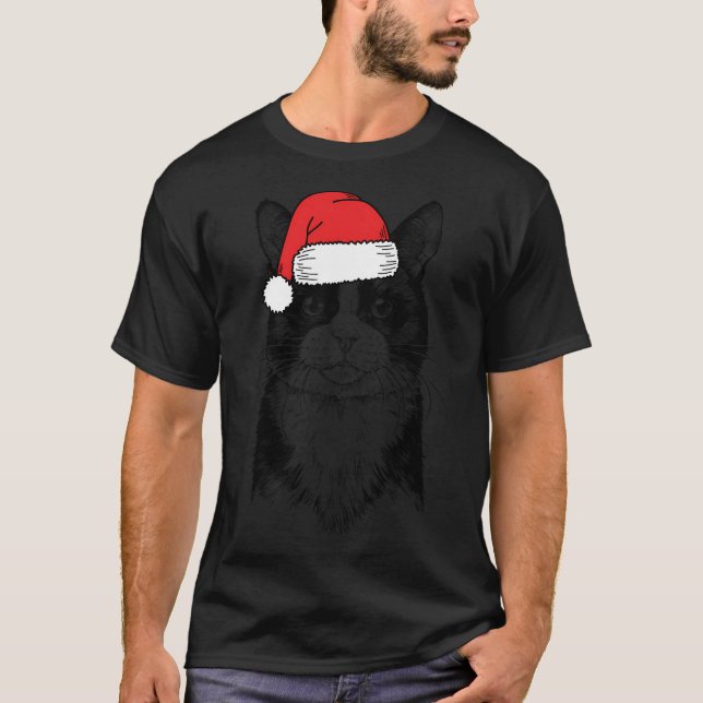 T-shirt Noël Père Noël Tuxedo (Devant)