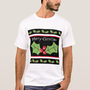 T-shirt Noël personnalisé Holly & Berries