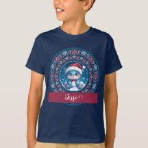 Noël personnalisé Kawaii Ours Dot Mandala