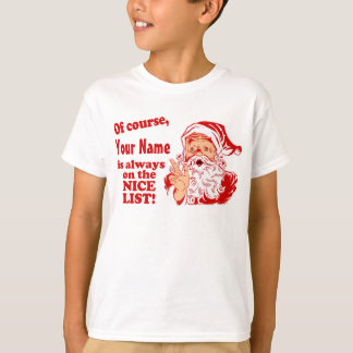 T-shirt Noël personnalisé (votre nom)