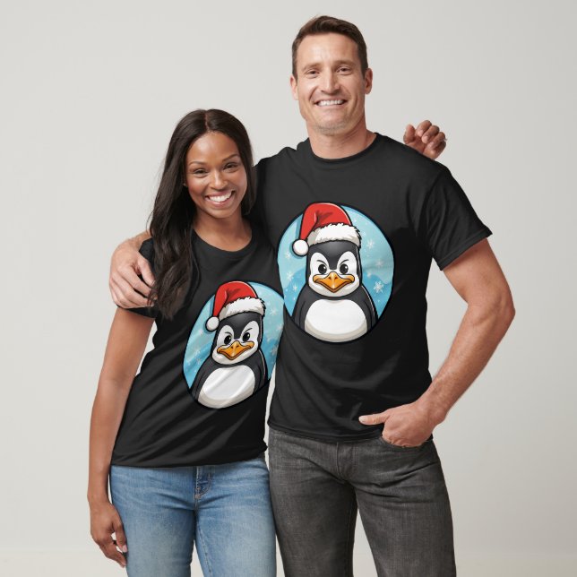 T-shirt Noël pingouin (Unisexe)