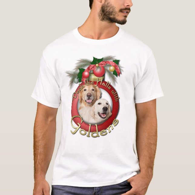 T-shirt Noël - plate-forme les halls - couronne Tebow de (Devant)