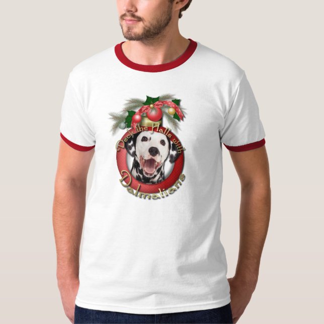 T-shirt Noël - plate-forme les halls - Dalmates (Devant)