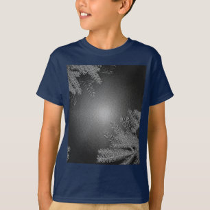 T-shirt Noël Poinsettia noir et gris IV