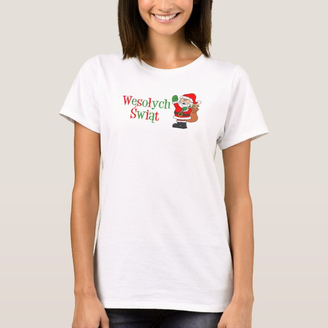 T-shirt Noël polonais Wesolych Swiat (Devant)