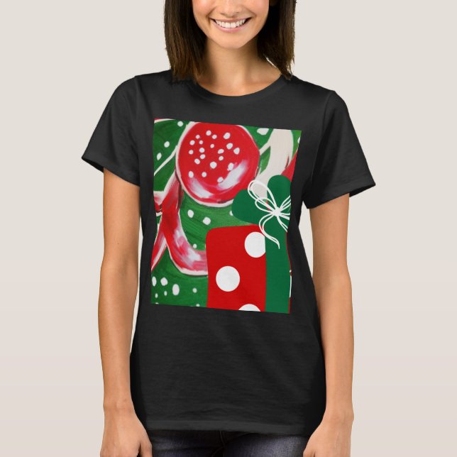 T-shirt Noël présent (Devant)