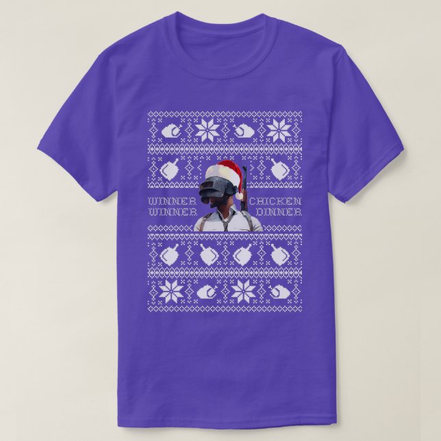 T-shirt Noël PUBG  (Design devant)