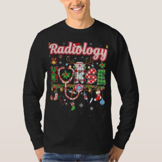 T-shirt Noël Radiologie Infirmière Reindeer Ornement de No