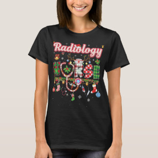 T-shirt Noël Radiologie Infirmière Reindeer Ornement de No