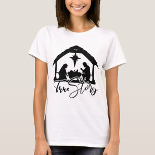 T-shirt Noël Religieux Lieu des fêtes