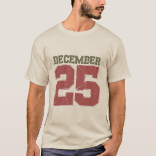 T-shirt Noël Rétro 25 décembre Vacances Hiver 