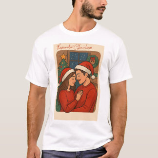T-shirt Noël romantique