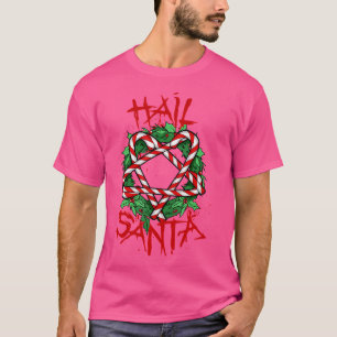 T-shirt Noël Sainte Foudre de Métal Lourde