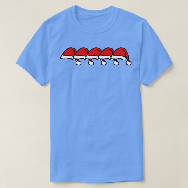 T-shirt Noël Santa Hat Cinq (Design devant)