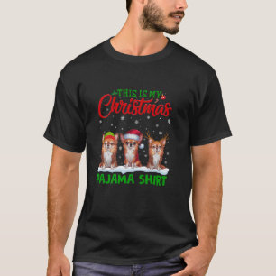 T-shirt Noël Santa Hat Reindeer Chihuahua Chien Noël Pa