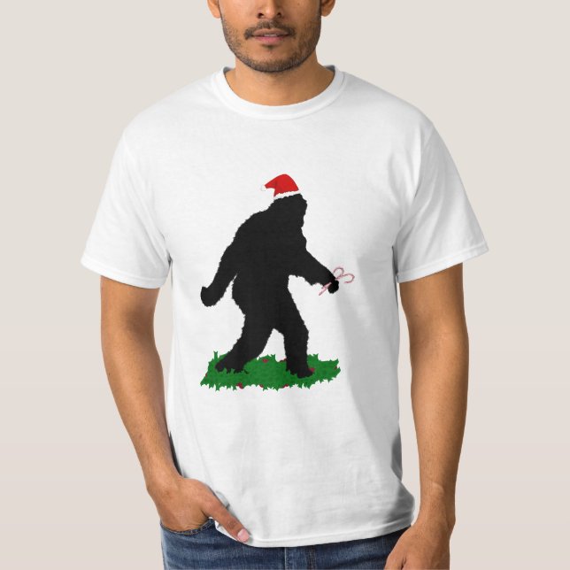 T-shirt Noël Sasquatchant (Devant)